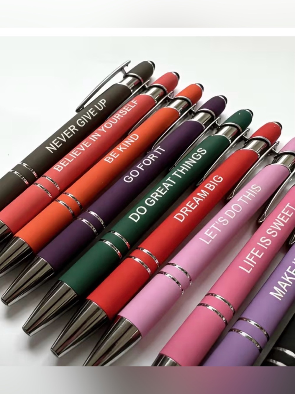 Motivational Stylus Ballpoint Pen 2-in-1 Touchscreen Pen (1) - Picture 2 of 3